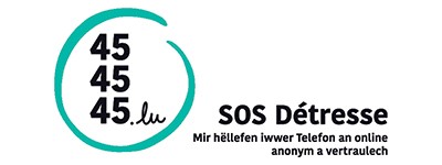 Logo SOS Détresse - mir hëllefen iwwer Telefon an online